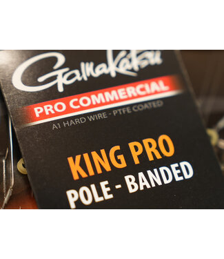 Gamakatsu Pro Commercial King Pro Pole-Banded15cm Barbless (8 pcs)