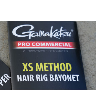Gamakatsu Pro Commercial Coars XS Method Hair Rig Bayonet 7mm 10cm Barbless (8 pcs)