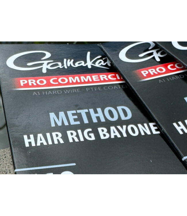 Gamakatsu Pro Commercial Coars Method Hair Rig Bayonet 7mm 10cm Barbless (8 pcs)