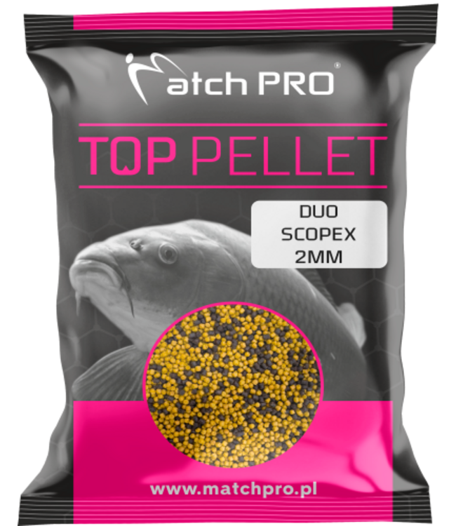MatchPro Top Pellet Duo 2mm 700g – Pellets Duo Attractifs pour Method Feeder, Pellet Feeder & Amorçage – 8 Goûts