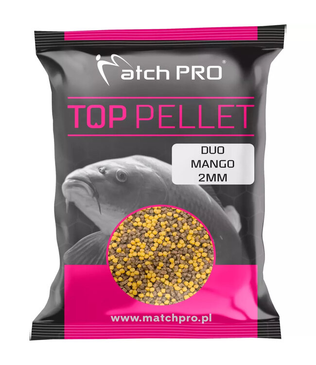 MatchPro Top Pellet Duo 2mm 700g – Attractieve Duo Pellets voor Method Feeder, Pellet Feeder & Los Voeren – 8 Smaken