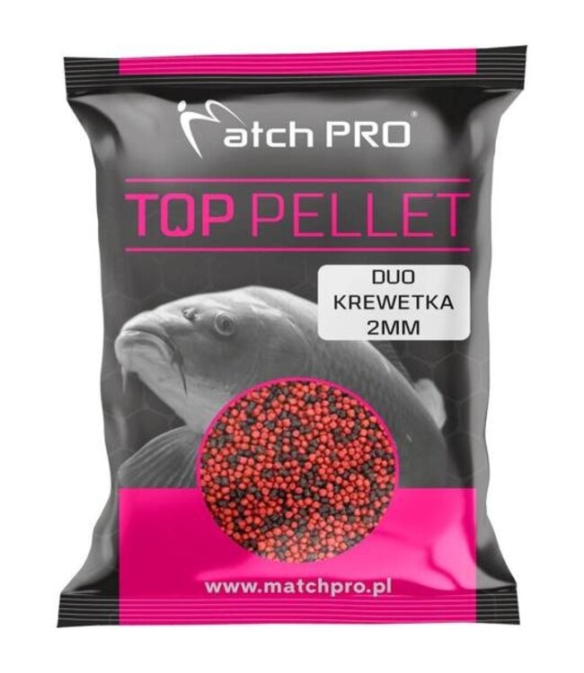 MatchPro Top Pellet Duo 2mm 700g – Attractieve Duo Pellets voor Method Feeder, Pellet Feeder & Los Voeren – 8 Smaken