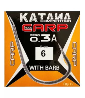 Maver Katana Competition Carp Hook 0.3A Palette -Ardillon (15 pcs)