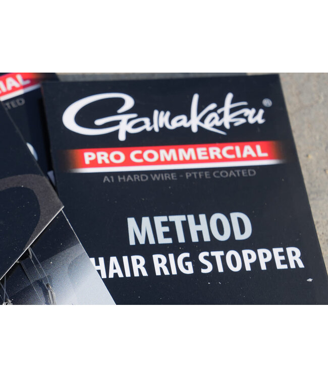 Gamakatsu Pro Commercial Coars Method Hair Rig Stopper 10cm Barbless (8 pcs)