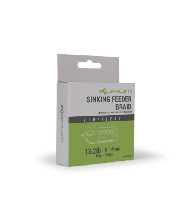 Korum Limitless Sinking Feeder Braid 300m