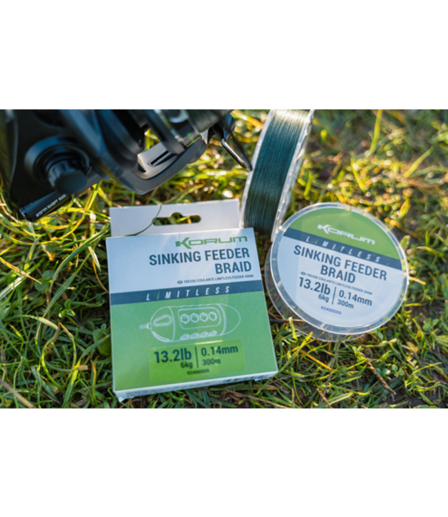 Korum Limitless Sinking Feeder Braid 300m