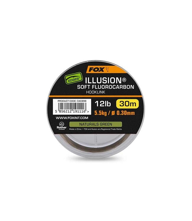 Fox Illusion Soft Fluorocarbon - Natural Green (30m)