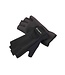 Kinetic Neoprene Half Finger Glove Black – Gants de Pêche 2.5mm Néoprène Demi-Doigts avec Grip Antidérapant et Fermeture Velcro