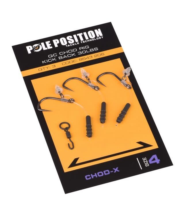 Pole Position Quick Change Chod-X Rig 4cm (3 pcs)