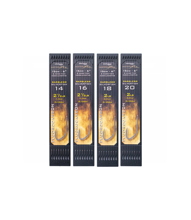 Drennan Onderlijnen Acolyte Silverfish Barbless (15cm)