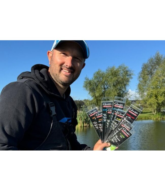 Gamakatsu Pro Commercial Power Carp Palette Ready Rigs 20cm Banded (8 pcs) Haak 10 - 0.17mm