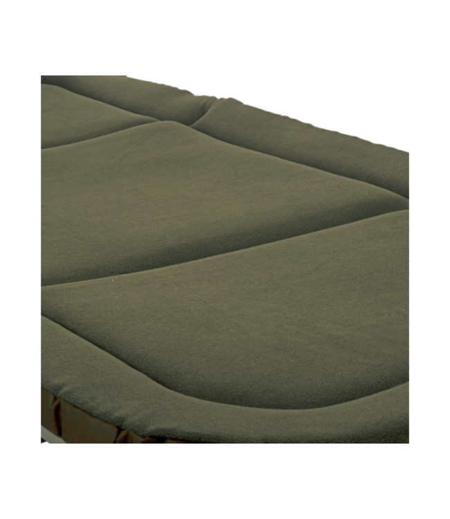 Avid Carp Benchmark Ultra X Bed – Bedchair Carpe Premium X-Size avec Matelas Memory Foam, Soutien TLS et 8 Pieds LevelTech