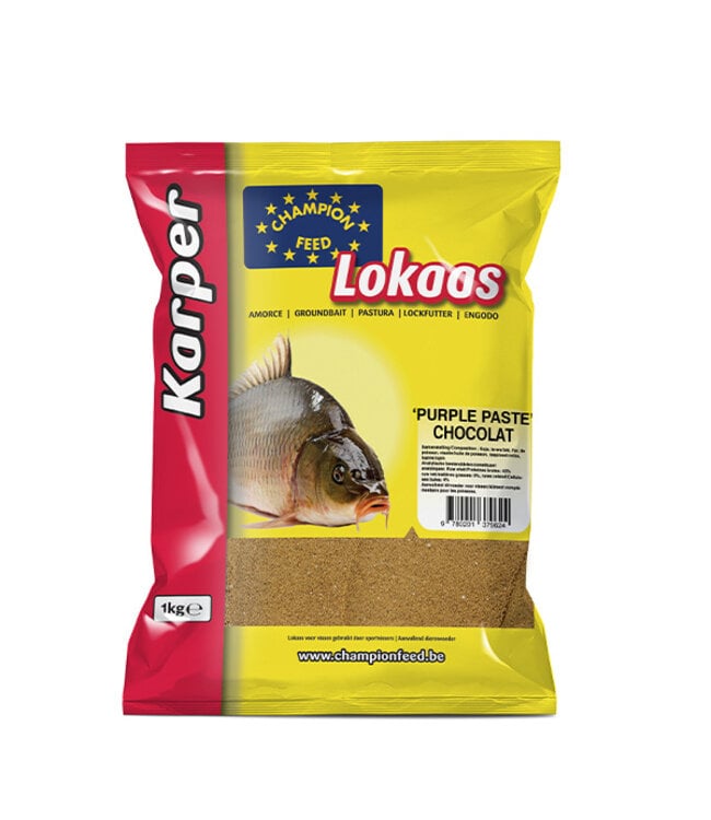 Champion Feed Purple Paste 1kg – Snel Bevochtigbaar Aasdeeg op Basis van Purple Pellets