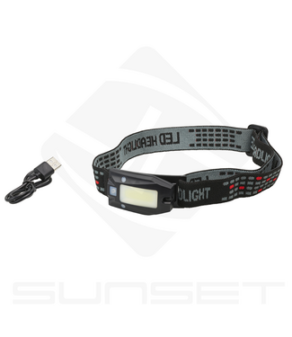 Sunset Lampe frontale Powerled avec capteur de mouvement, rechargeable
