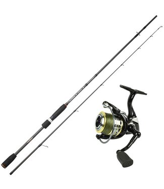 Sakura Casting Set Almara + Reel Alendo 201 + Gevlochten lijn