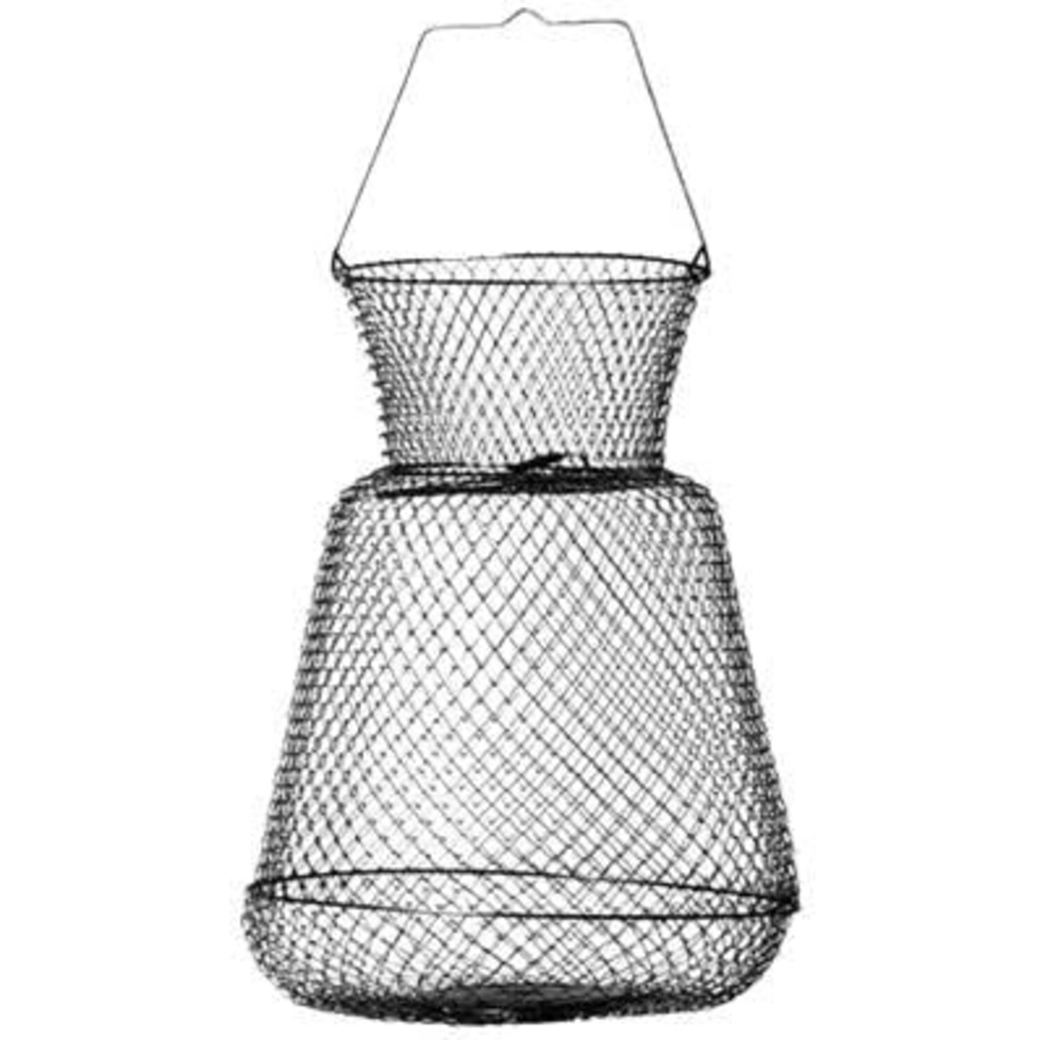 Bourriche Rond En Métal WATER QUEEN - 30x40cm Maille 7mm - Pour Pêche Ou Rangement