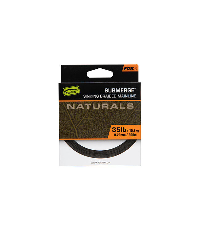 Fox Edges Naturals Submerge Sinking Braided Mainline