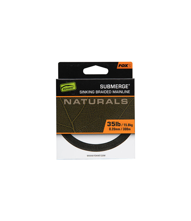 Fox Edges Naturals Submerge Sinking Braided Mainline