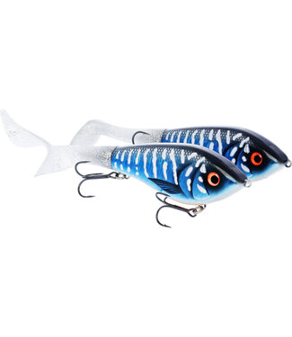 Westin Swim Tail 12cm 62g Suspending – Leurres Hybride Brochet avec 2 Queues Interchangeables