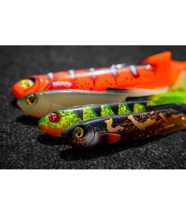 Fox Rage Slick Eel 21cm – Grand Leurre Souple Carnassier avec Action Curly Tail et Coloris UV