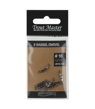 Trout Master 3 Barrel Swivel (8 pcs)