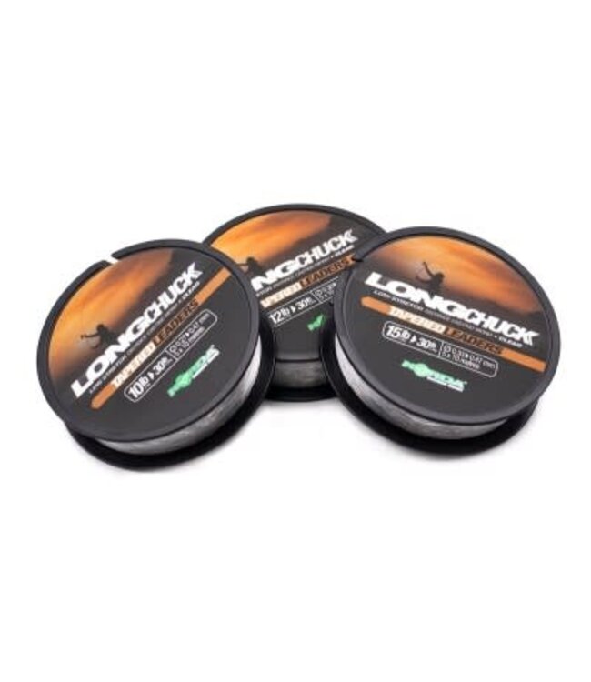 Korda Longchuck Tapered Leaders 15-30lb - 0.33-0.47mm (5x 10 meter)