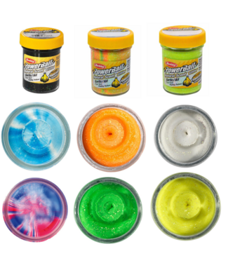 Powerbait EU NTGL Trout Bait Garlic 50g – Pâte à Truite Ail avec Paillettes