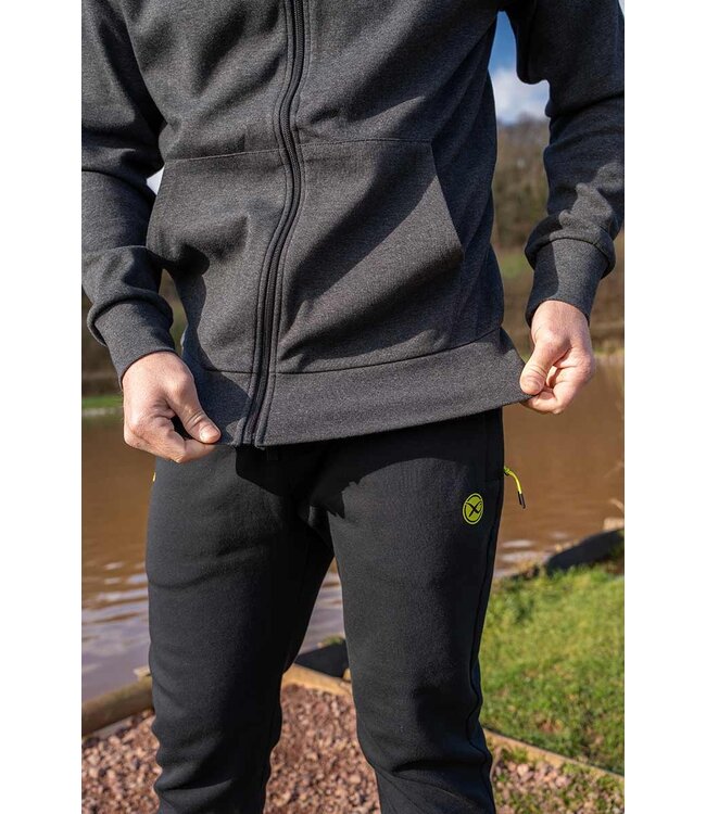 Matrix Charcoal Marl Zip Hoody