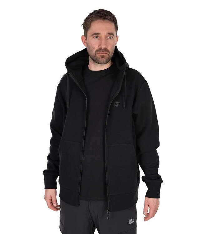 Matrix Sweat à Capuche Zippé Noir Stealth