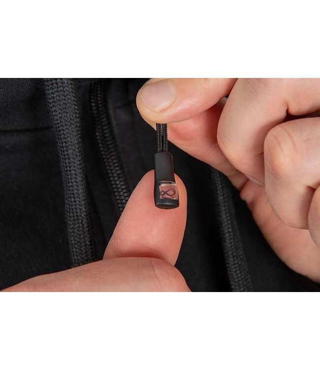 Matrix Sweat à Capuche Zippé Noir Stealth