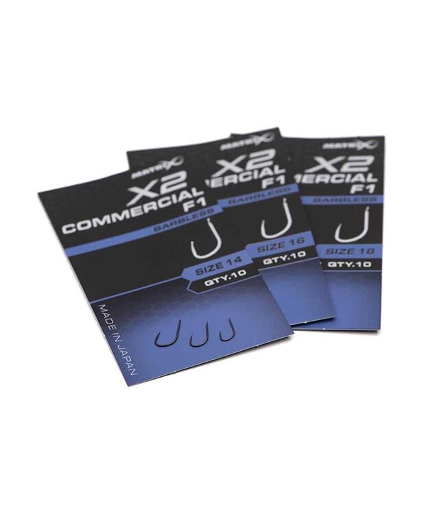 Matrix X2 Commercial F1 Spade-Barbless (10 pcs)