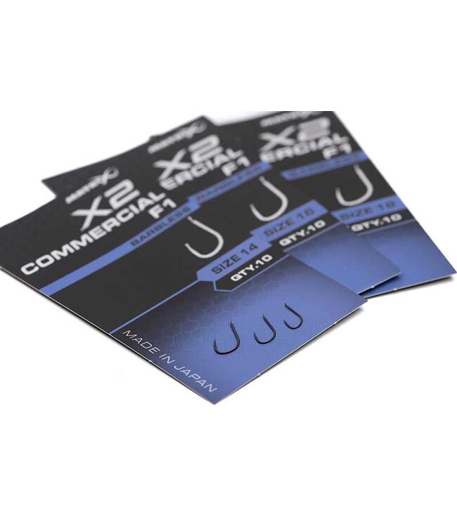 Matrix X2 Commercial F1 Spade-Barbless (10 pcs)