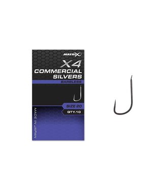 Matrix X4 Commercial Silvers Spade-Barbless (10 pcs)