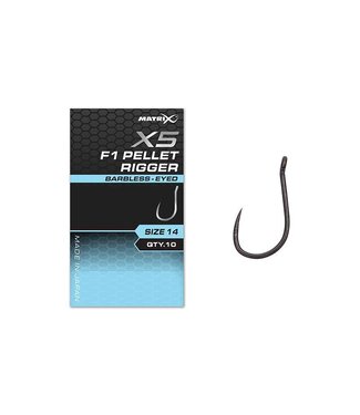Matrix X5 F1 Pellet Rigger Oeillet-Sans Ardillon (10 pcs)