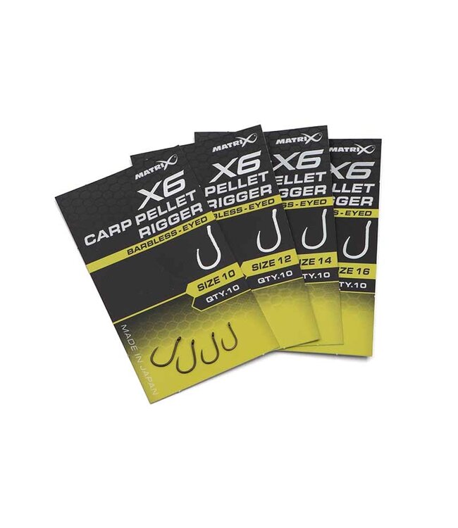 Matrix X6 Carp Pellet Rigger Oeillet-Sans Ardillon(10 pcs)