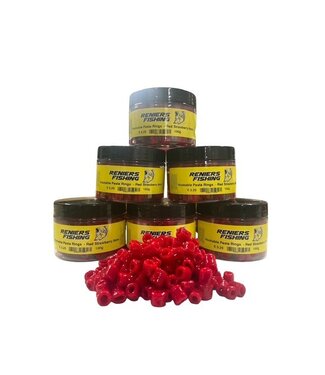 Reniers Fishing Sweet Pasta Rings Red 100gr 8mm