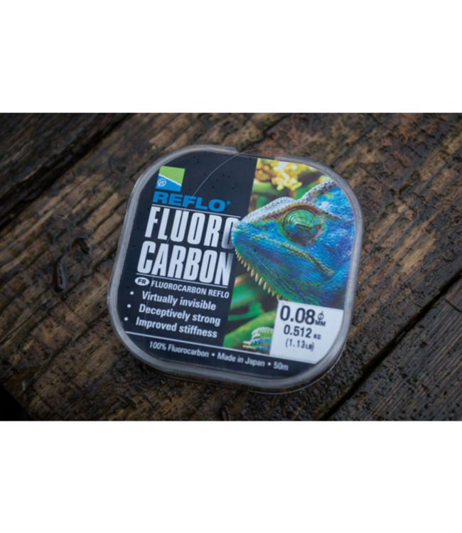 Preston Reflo Fluorocarbon Carbon 50m