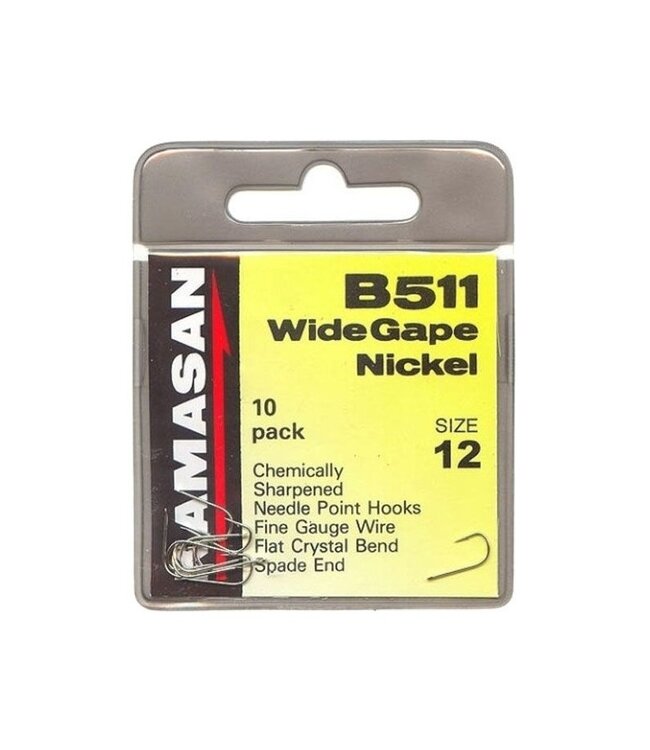 Kamasan B511 Wide Gape Nickel Palette-Ardillon (25 pcs)