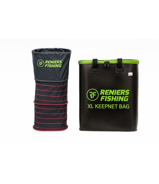 Reniers Fishing Set 3 Leefnetten Carp Mesh Rond  2.50m + EVA leefnettas XL