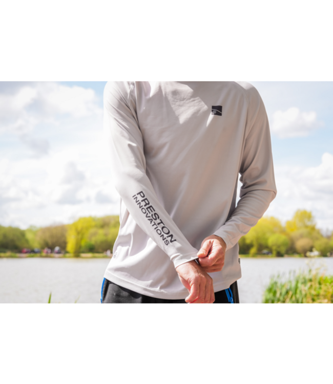Preston Grau Performance Sonnenschutz-Shirt UPF-40 (2025)