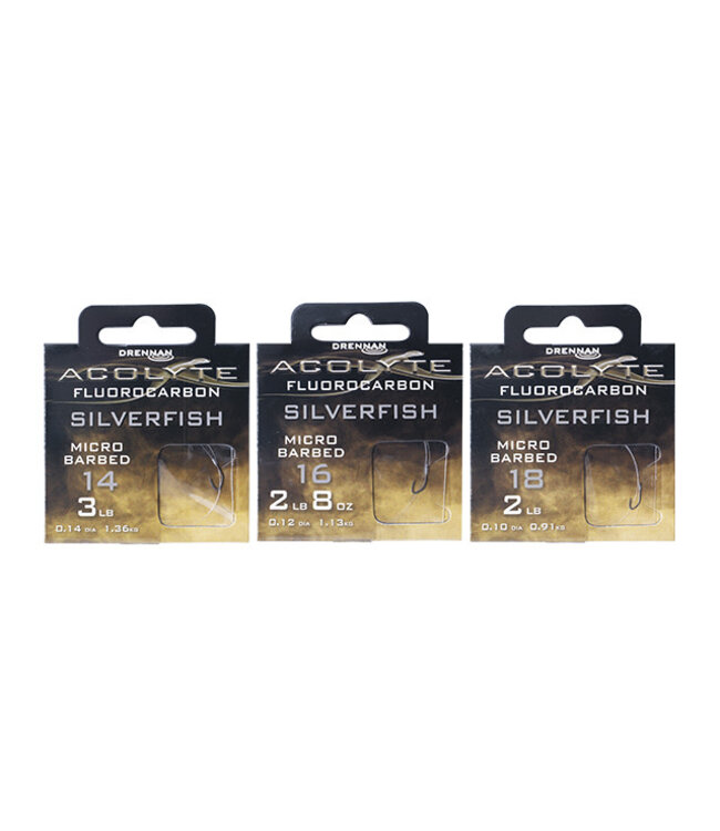 Drennan Acolyte Fluorocarbon Silverfish Micro Ardillon (30 cm)