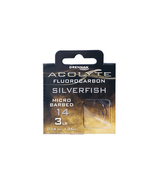 Drennan Acolyte Fluorocarbon Silverfish Micro Barbed (30 cm)