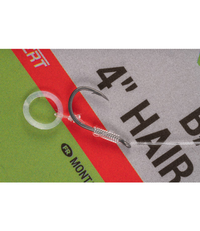 Korum 4" Banded Hair Rigs Barbed (8 pcs)