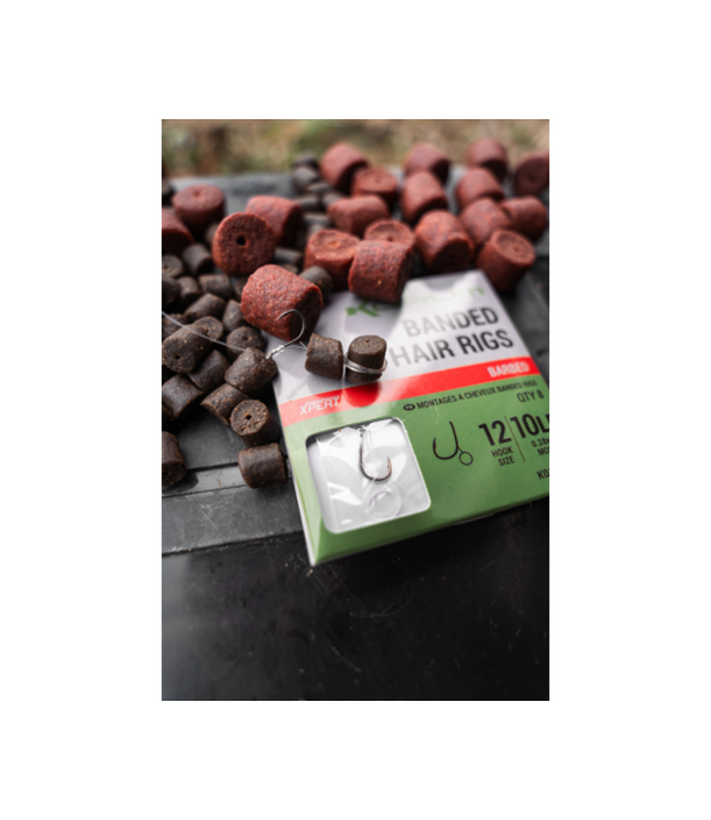 Korum 15" Banded Hair Rigs Ardillon (8 pcs)