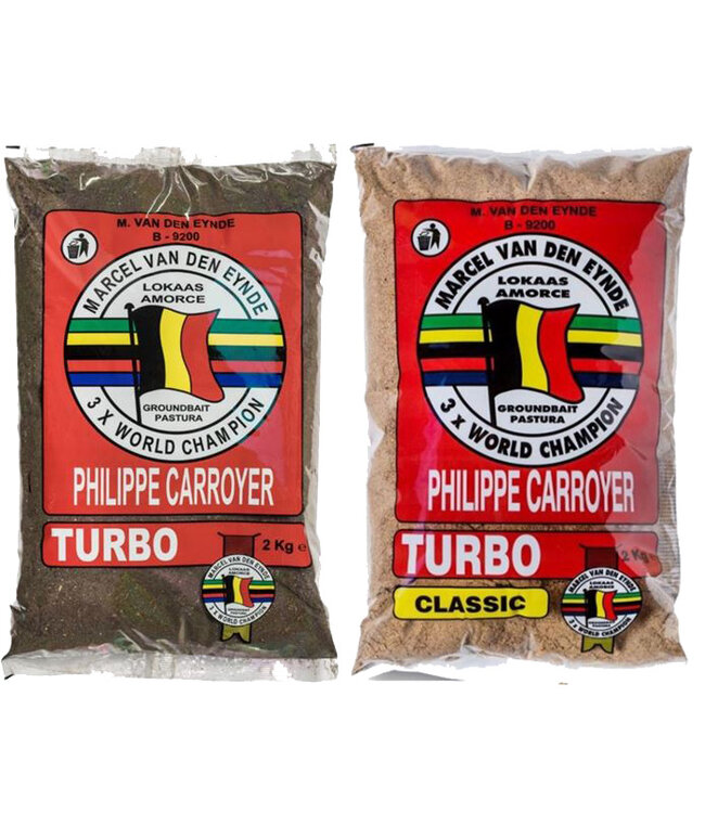 Marcel Van den Eynde Turbo 2kg – Veelzijdig Lokvoer voor Brasem, Voorn en Wedstrijdvisserij in Classic, Geel en Zwart