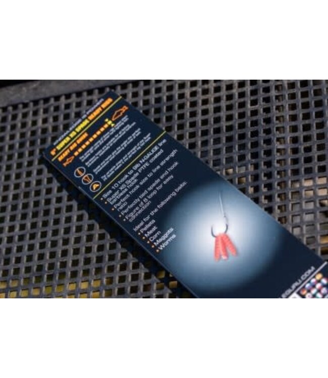 Guru Base de Ligne 6" Super XS Spade Pole Rigs (8 pcs)