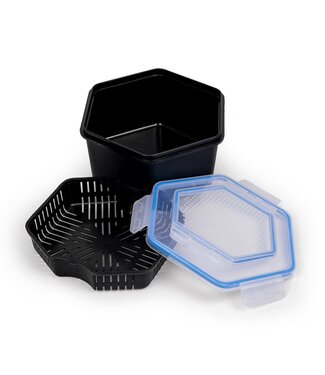 Zebco Boîte à Appât Secure-Lock Avec Tamis 2 litre