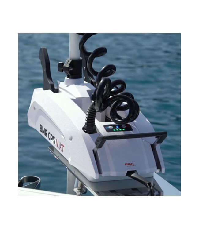 Rhino BMR GPS NxT 65 Longshaft 12V Outboard Motor White