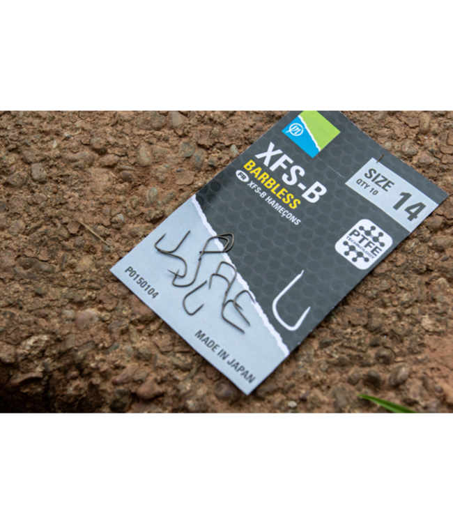 Preston XFS-B Palette - Sans Ardillon (10 pcs)