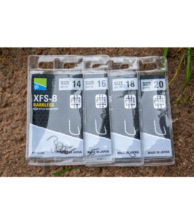 Preston XFS-B Spade End - Barbless (10 pcs)